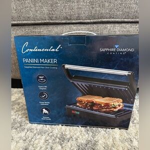 Panini Maker Continental 
New In Box